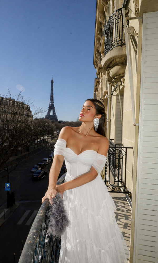 Vestido Corselet Em Tule