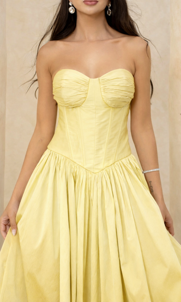 Vestido Tomara Que Caia Decote Coração