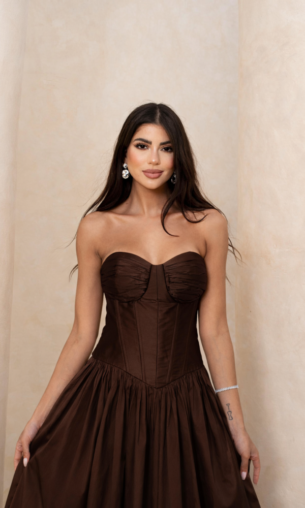 Vestido Tomara Que Caia Decote Coração